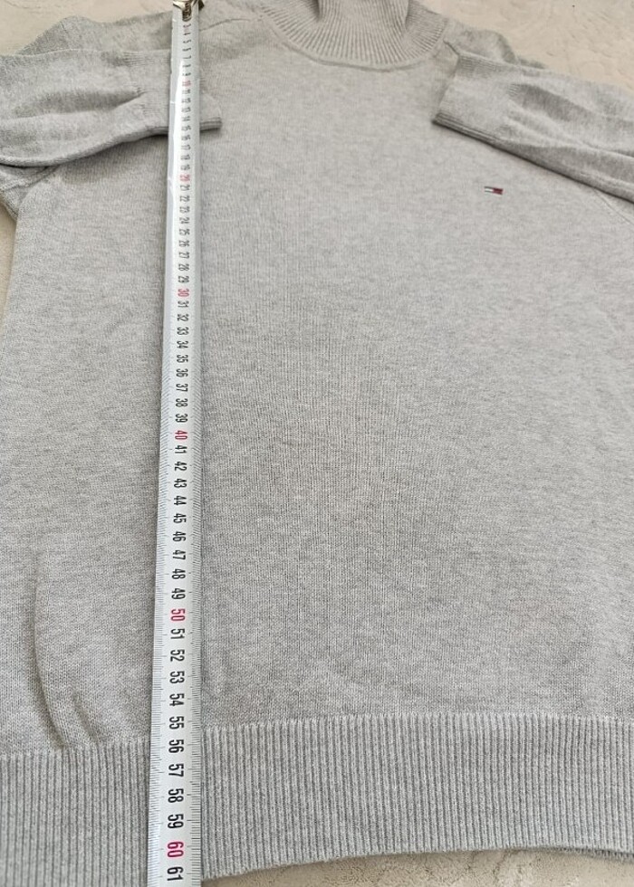 Tommy Boğazlı Kazak - Görsel 5