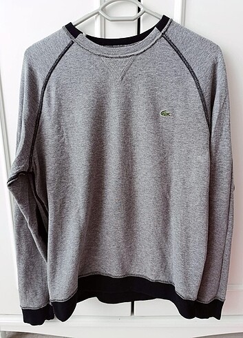 m Beden Lacoste Çift Taraflı Sweatshirt
