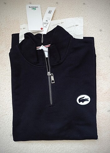 Lacoste Yarım Boğazlı Sweatshirt 