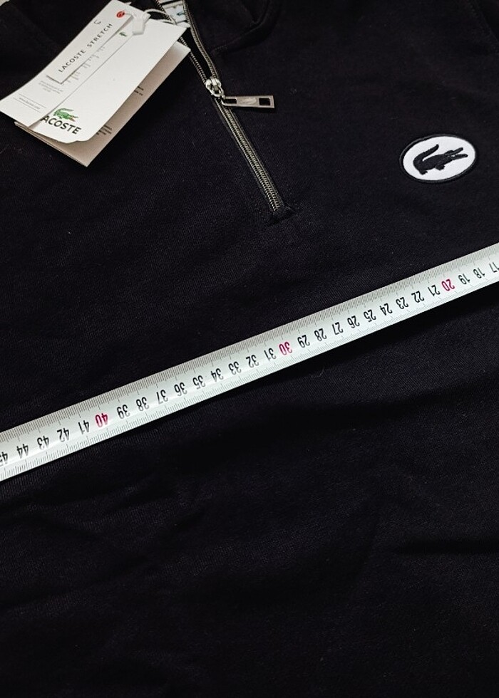 Lacoste Yarım Boğazlı Sweatshirt  - Görsel 3