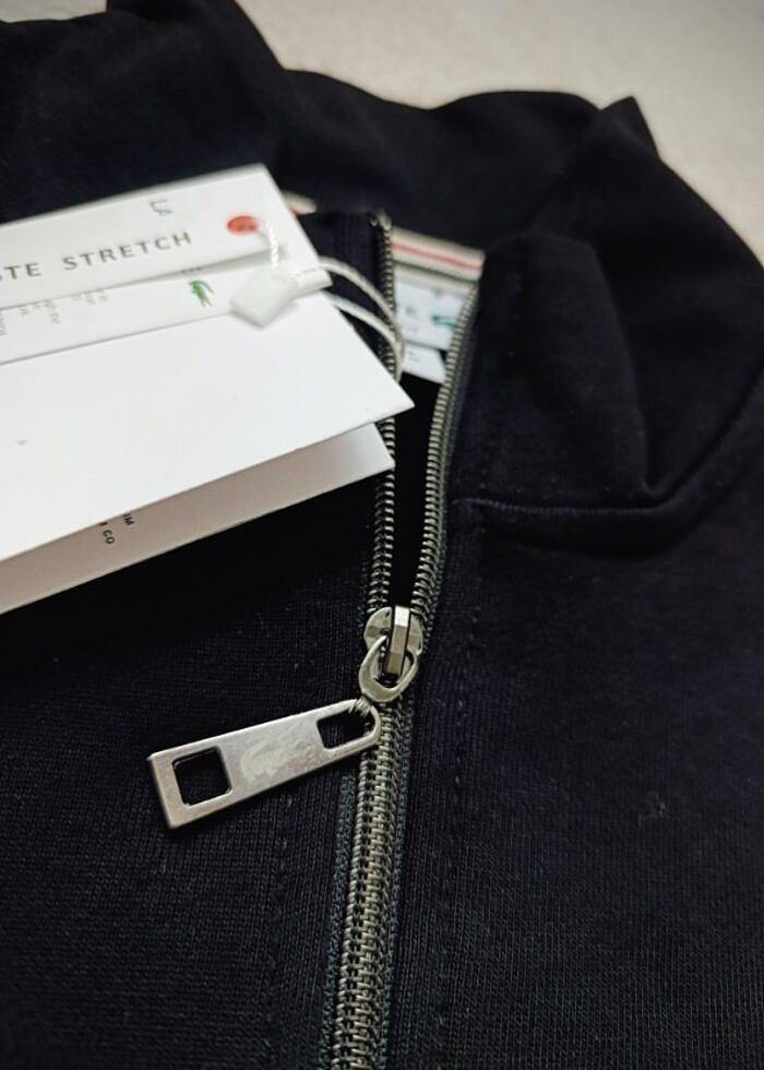 Lacoste Yarım Boğazlı Sweatshirt  - Görsel 4