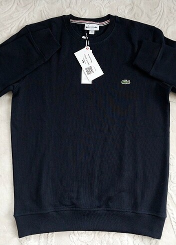Lacoste Orijinal Sweatshirt/ Siyah - Görsel 3