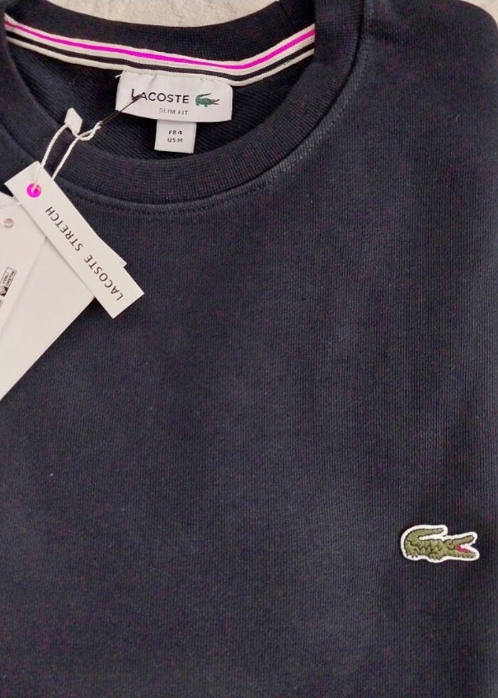 Lacoste Orijinal Sweatshirt/ Siyah - Görsel 2
