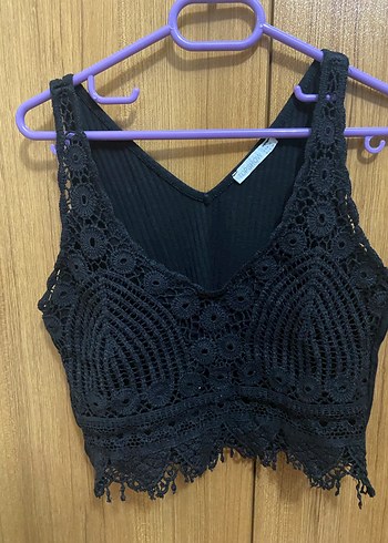 Siyah Dantel Detaylı Gotik Büstiyer