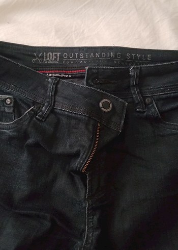 Loft Siyah Regular Fit Erkek Kot Pantolon