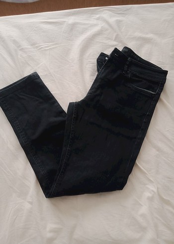 Siyah Regular Fit Erkek Kot Pantolon