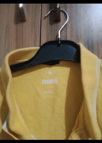 Mavi Erkek Sarı Kısa Kollu Polo Tişört