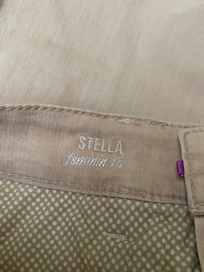 MAC Bej Kadın Keten Pantolon Midi Boy - Görsel 3