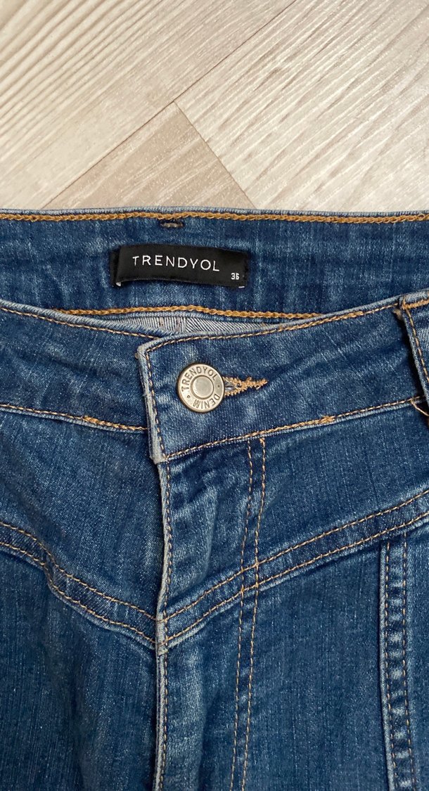 Kadın Lacivert Denim Regular Fit Jean - Görsel 2