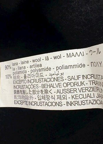 Pul İşlemeli Siyah Yün Bere - Görsel 6