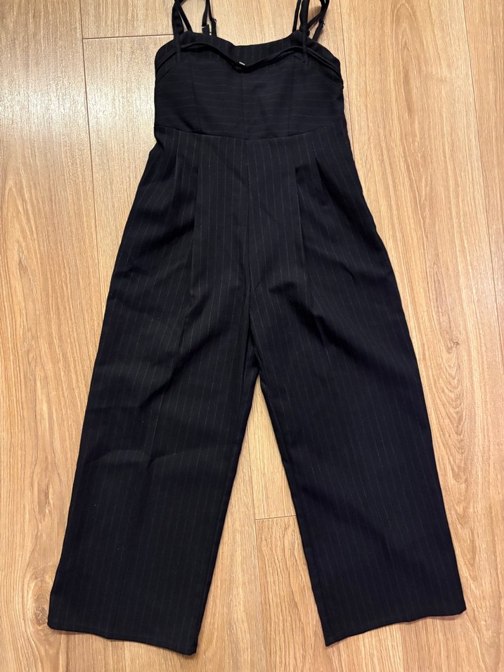 Düğmeli Siyah kız Çocuk Kumaş Pantolon - Görsel 2