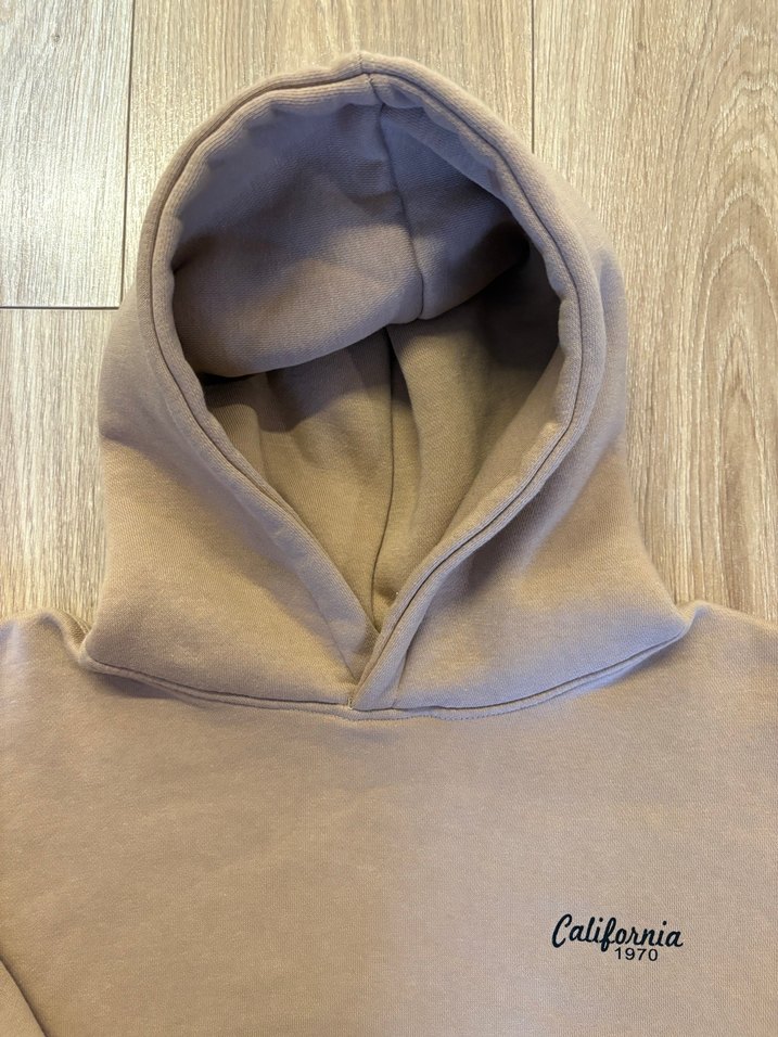 Bej Kapüşonlu Erkek Çocuk Sweatshirt - Görsel 2