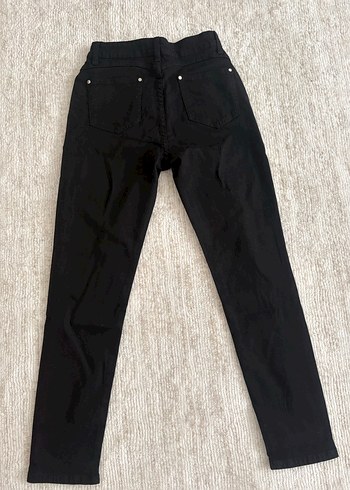 Siyah Regular Fit Kadın Denim Pantolon - Görsel 2