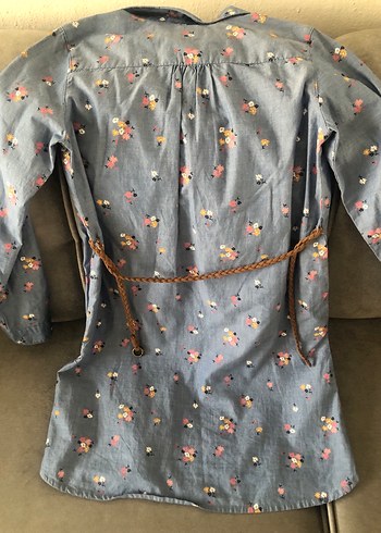 Kot gömlek elbise - Görsel 2