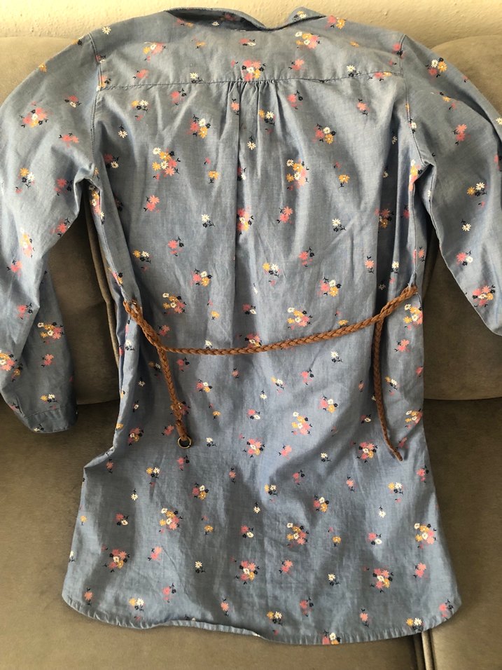 Kot gömlek elbise - Görsel 2