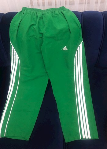 Yeşil Adidas Fermuarlı Erkek Eşofman Altı - Görsel 2