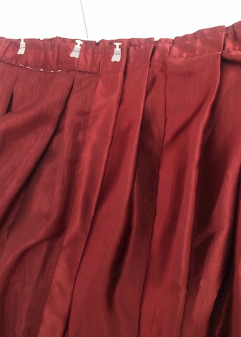 Parlak Bordo Modern Fon Perde - Görsel 2