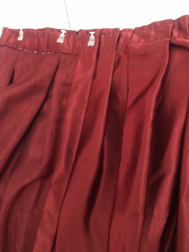 Parlak Bordo Modern Fon Perde - Görsel 2