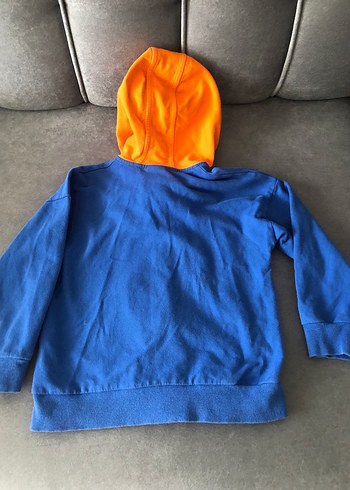 Kapüşonlu Renkli Erkek Çocuk Sweatshirt - Görsel 2