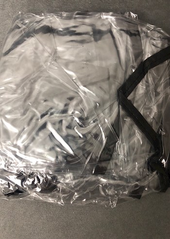 Kırmızı Bebek Arabası Yağmurluğu - Görsel 2