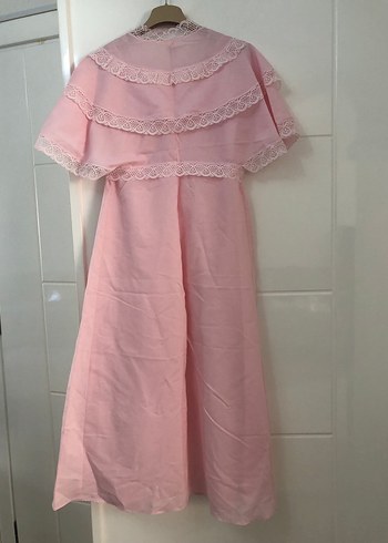 Pembe V Yaka Lohusa Gecelik - Görsel 2