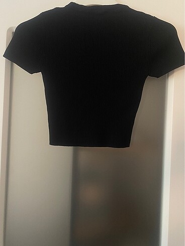 Stradivarius Viskoz İçerikli Crop Tişört