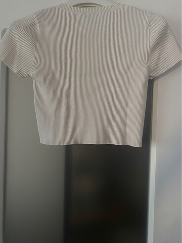 Stradivarius Viskoz İçerikli Crop Tişört
