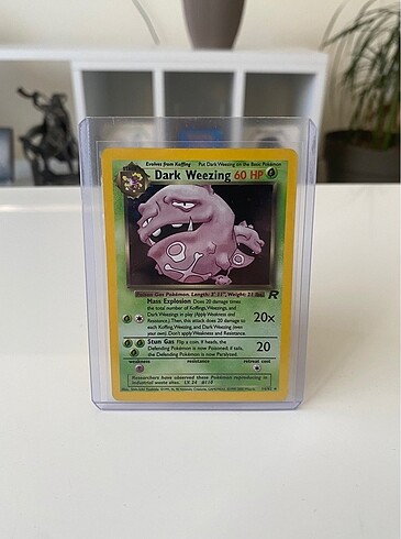 1999-2000 Dark Weezing Holo Pokemon Kartı