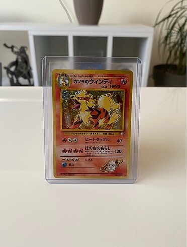 Blaine?s Arcanine Vintage Holo Pokemon Kartı