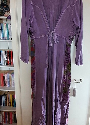 xl Beden mor Renk Ithal Otantik çiçekli elbise zara mango ipekyol twist koton noct