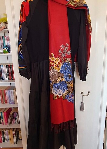 Unique paraşüt uzun elbise ithal zara mango senna design ipekyol