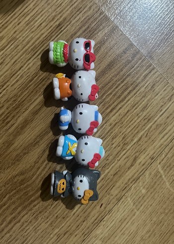  Renkli Hello Kitty Figürleri 5'li Set