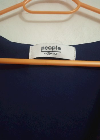 Lacivert Puantiyeli Mini Elbise - Görsel 9