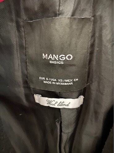 s Beden Mango siyah kaban
