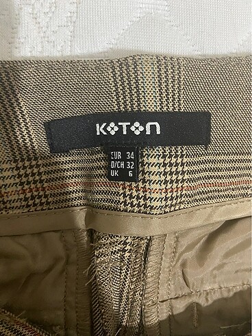 xs Beden Koton ekoseli şort