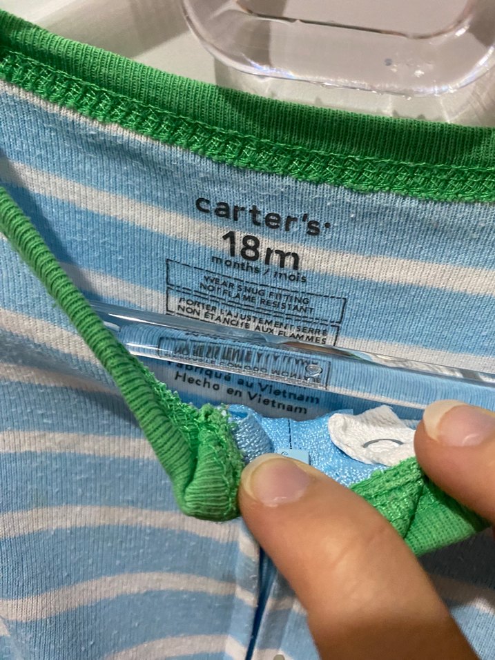 Carters fermuarlı bebek tulumu - Görsel 4