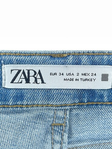 34 Beden mavi Renk Zara Jean / Kot %70 İndirimli.