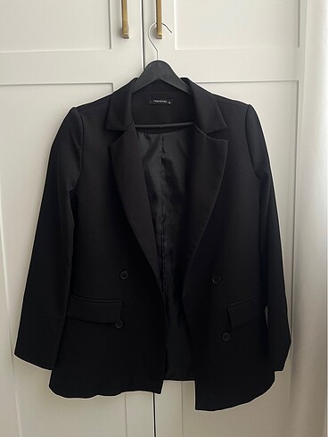 Siyah blazer ceket