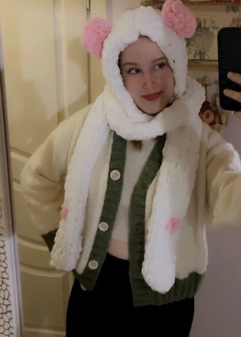 Balaklava,atkı bere. - Görsel 2