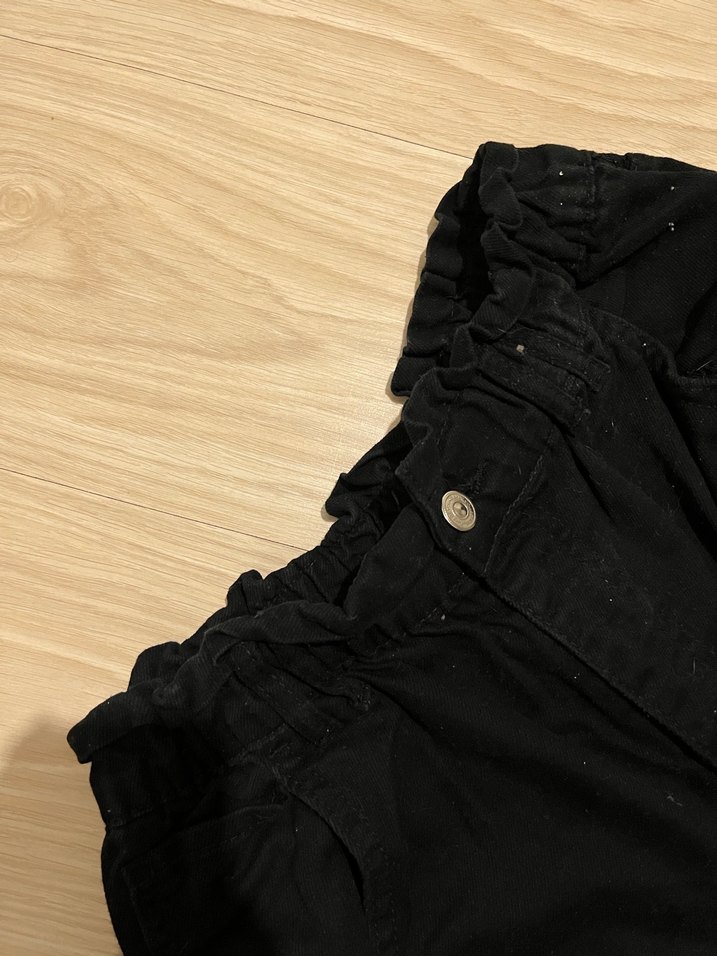 Defacto Kadın Siyah Bol Kesim Denim Pantolon - Görsel 2