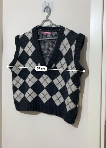 Baklava desenli kadın Triko süveter - Görsel 2