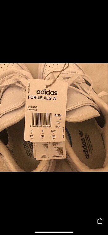 36,5 Beden beyaz Renk Adidas Ayakkabı