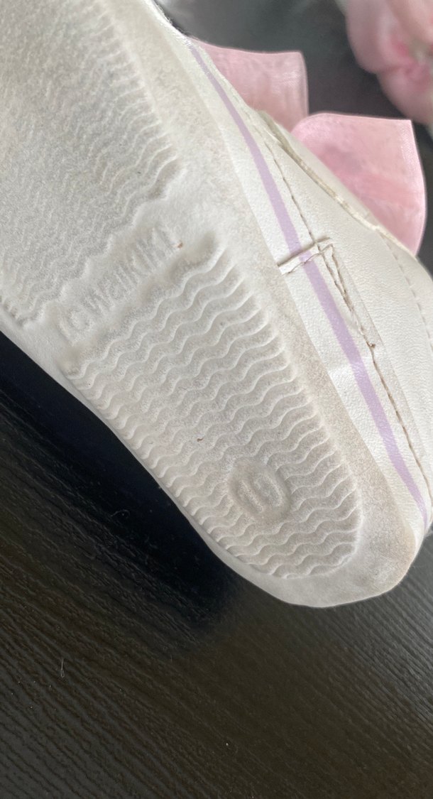 Kız Bebek Beyaz İlk Adım Ayakkabısı - Görsel 4