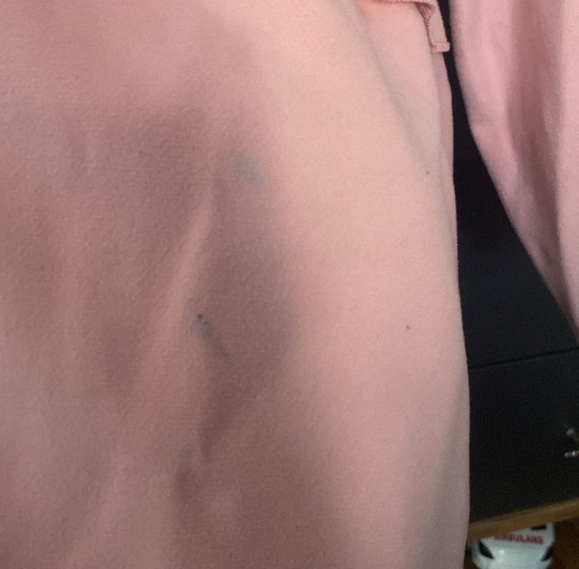 Kız Çocuk Düğmeli Pembe Kaban - Görsel 3