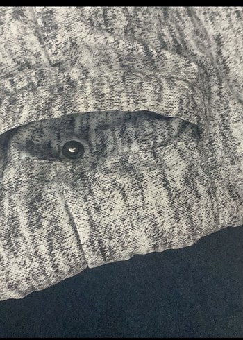 Gri Yarım Fermuarlı Yüksek Yakalı erkek çocuk mont - Görsel 2