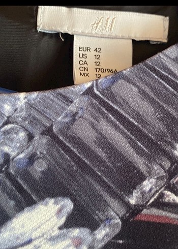 Gri V Yakalı Bohem Midi Kalem Elbise - Görsel 3