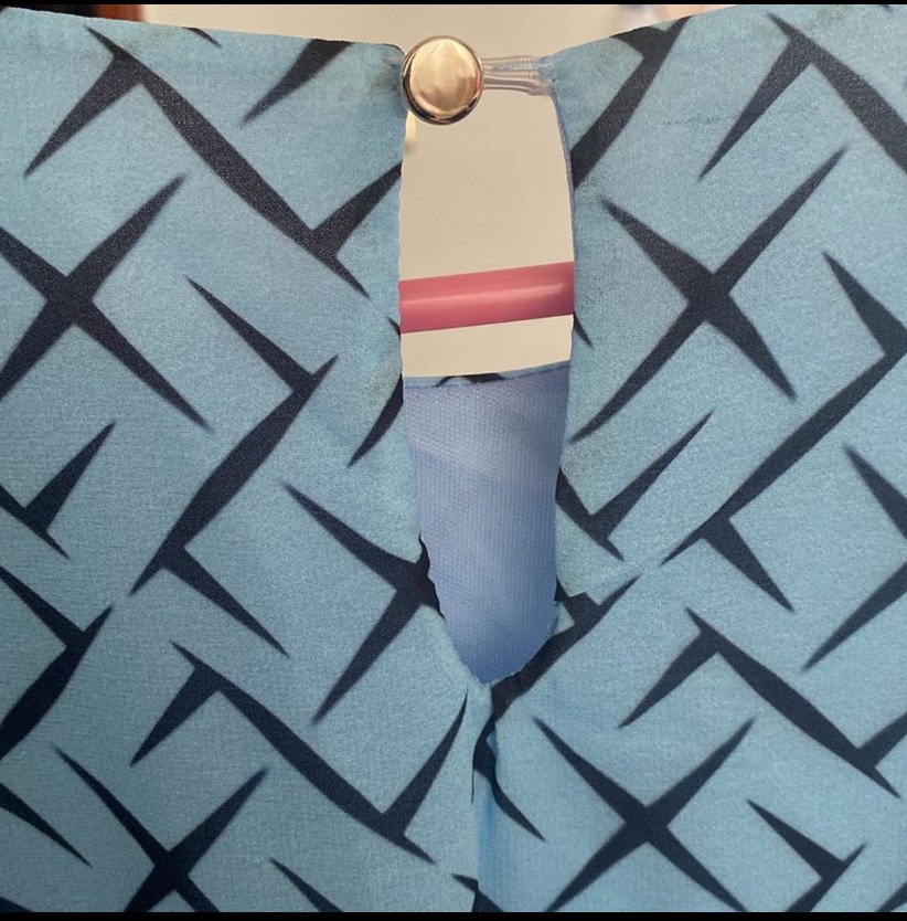 Mavi Bohem Uzun Kollu Uzun Elbise şifon - Görsel 4