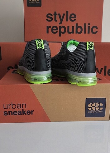 40 Beden gri Renk SCOOTLAND SNEAKER SPOR AYAKKABI 