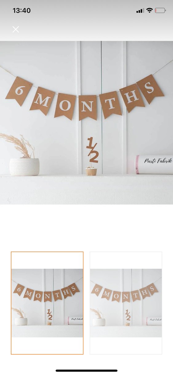 Bej 6 Ay Süsleme Afişi - Görsel 2