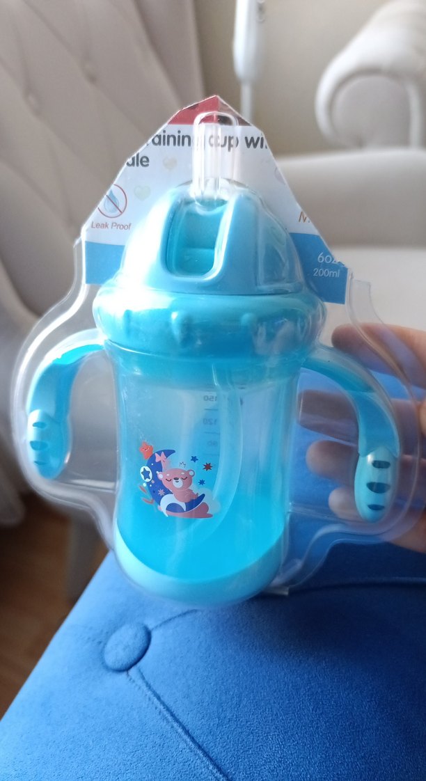 Mavi Bebek Biberonu, Kulplu - Görsel 2